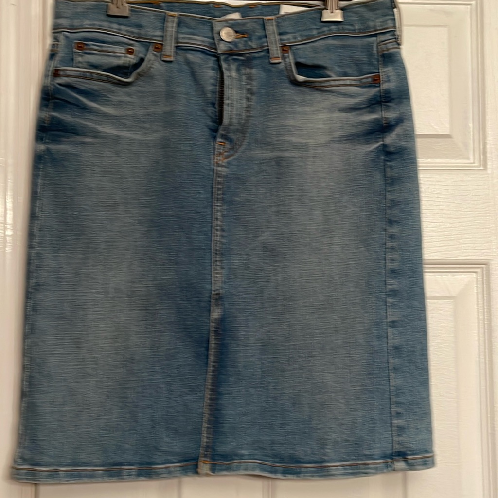 Lucky Brand 6 28 Pencil Denim Jean Skirt Anthropologie 98